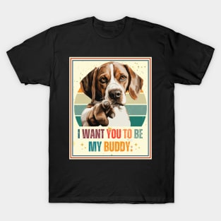 Beagles i want you pointing style T-Shirt